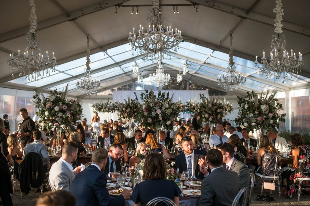 HeatherLily Event and Floral Design wedding at Cleveland's Superior Viaduct
