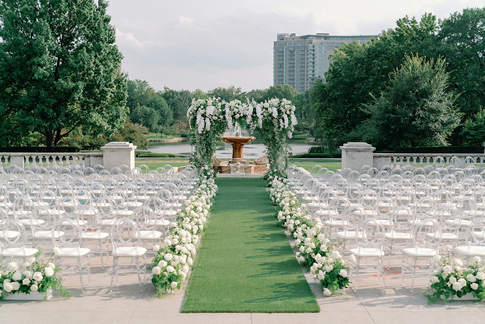 Cleveland Museum of Art, Outdoor Wedding at the Cleveland Museum of Art with Chuppah by HeatherLily